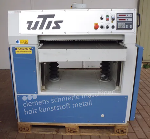 Utis Dickenhobelmaschine, 710 mm Hobelbreite, Frontansicht